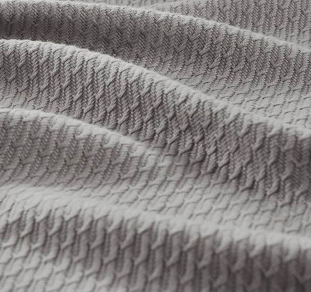 Olliix by Madison Park Egyptian Cotton Grey King 100% Certified Egyptian Cotton Blanket-1