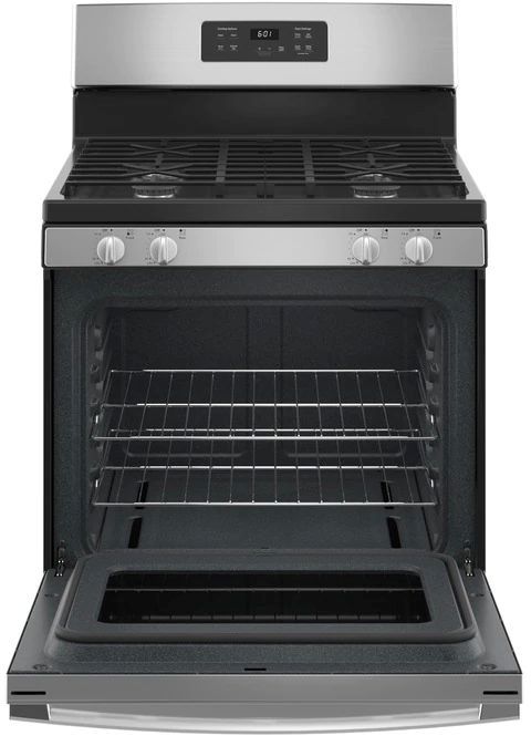 GE® 30" Stainless Steel Freestanding Gas Range-1