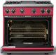 Viking® 7 Series 36" Valentine Pro Style Liquid Propane Gas Range with Griddle-1