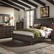 Liberty Furniture Thornwood Hills 3-Piece Rock Beaten Brown King Panel Bed Set-1