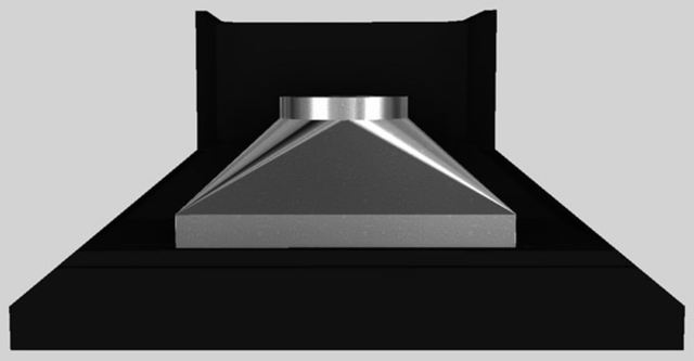 Vent-A-Hood® 60" Black Euro-Style Wall Mounted Range Hood-3
