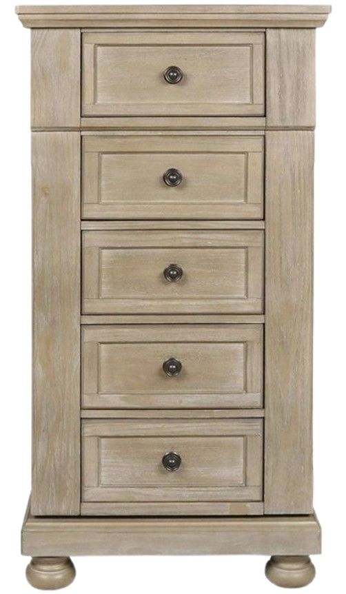 New Classic® Home Furnishings Allegra Pewter Swivel Chest-0