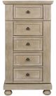 New Classic® Home Furnishings Allegra Pewter Swivel Chest-0