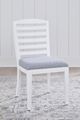 American Woodcrafters Heritage Coast 2-Piece Coastal White Upholstered Side Chair Set-1