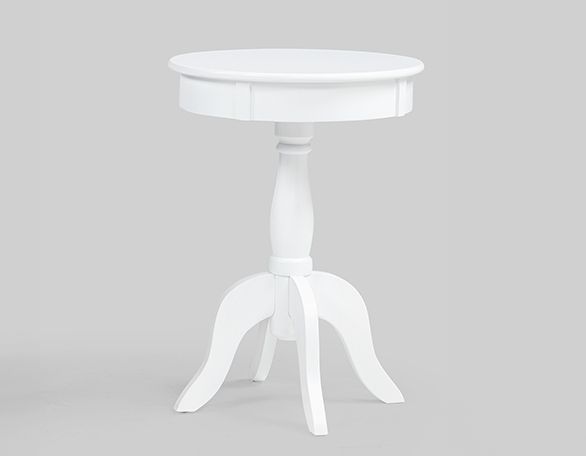 Crown Mark Romy White Chairside Table-1