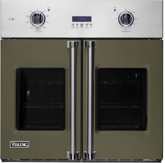 Viking® 7 Series 30" Martini Electric Single French-Door Oven-0