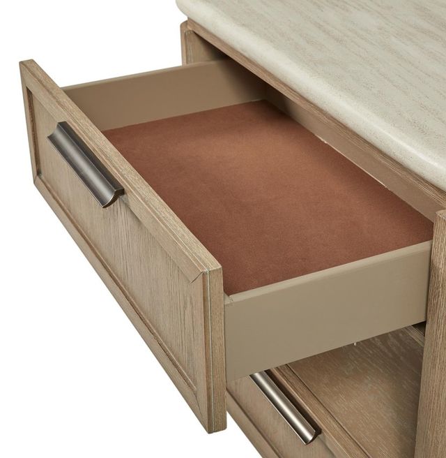 Bernards Trilogy Toffee Oak Drawer Front Nightstand-2
