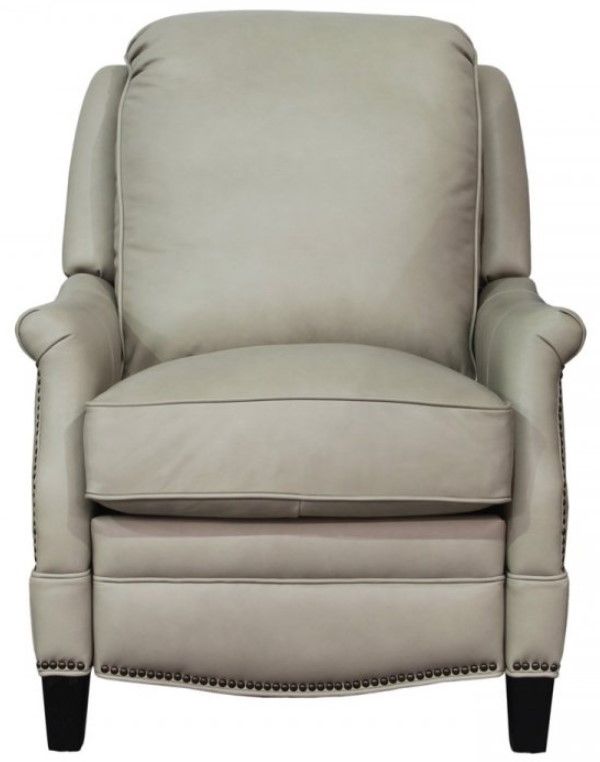 BarcaLounger® Ashebrooke Shoreham Cream Leather Manual Recliner-2