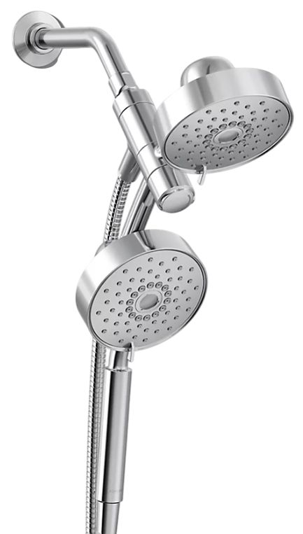 KOHLER® Purist® Polished Chrome 2.5 GPM 2-in-1 Multifunction Shower Combo Kit-0
