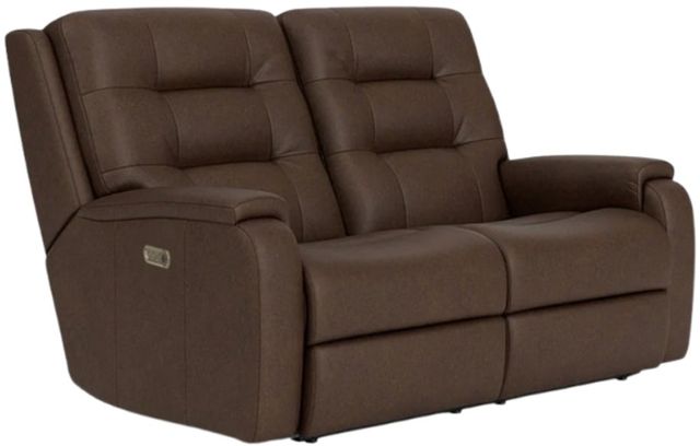 Flexsteel® Customizable 60" Arlo Power Reclining Loveseat with Power Headrests and Lumbar-0
