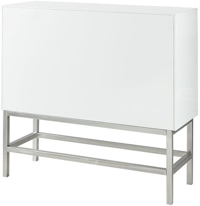 Olliix by Madison Park White Sonata Accent Chest with Two Drawers-3