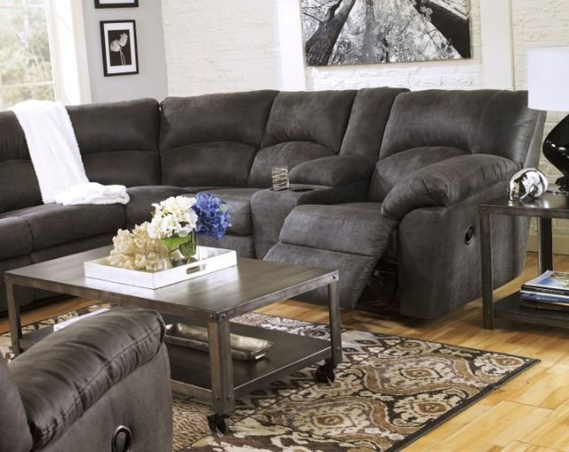 Signature Design by Ashley® Tambo 2-Piece Canyon Living Room Set-3