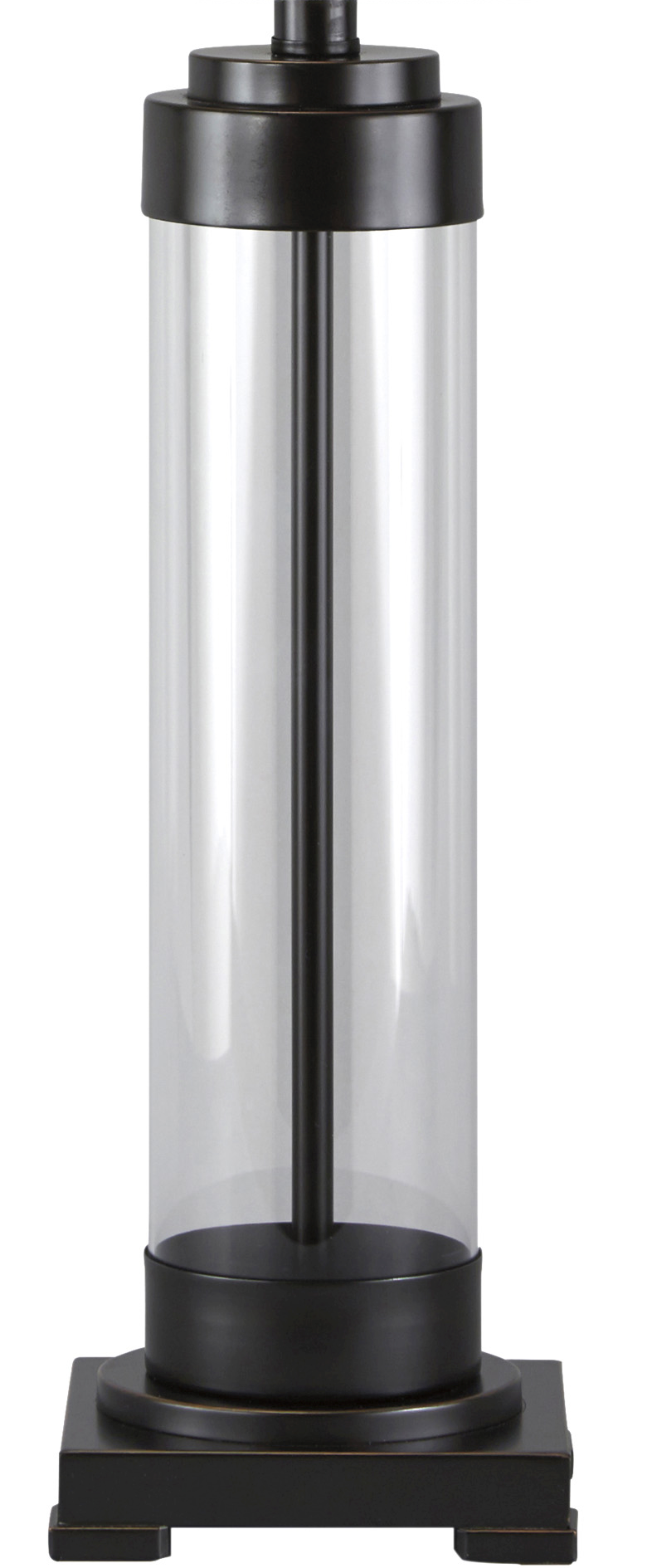 Signature Design by Ashley Talar Clear Bronze Glass Table Lamp Sunshine Furniture Tulsa OK