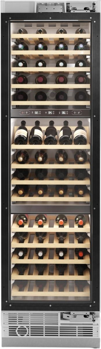 Elica Dolomite 24" 100-bottle Panel Ready Built-In Wine Column, Right Hinge-0