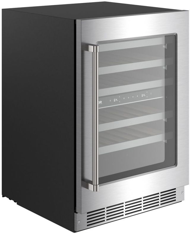 Thor Kitchen® 24" 4.91 Cu. Ft. Stainless Steel Dual Zone Wine Cooler -3