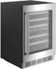 Thor Kitchen® 24" 4.91 Cu. Ft. Stainless Steel Dual Zone Wine Cooler -3