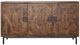 Dovetail Furniture Bratman Antique Black/Medium Brown Sideboard-1