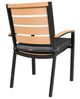 CabanaCoast® Customizable Kensington SOL Teak™ Outdoor Dining Chair-2
