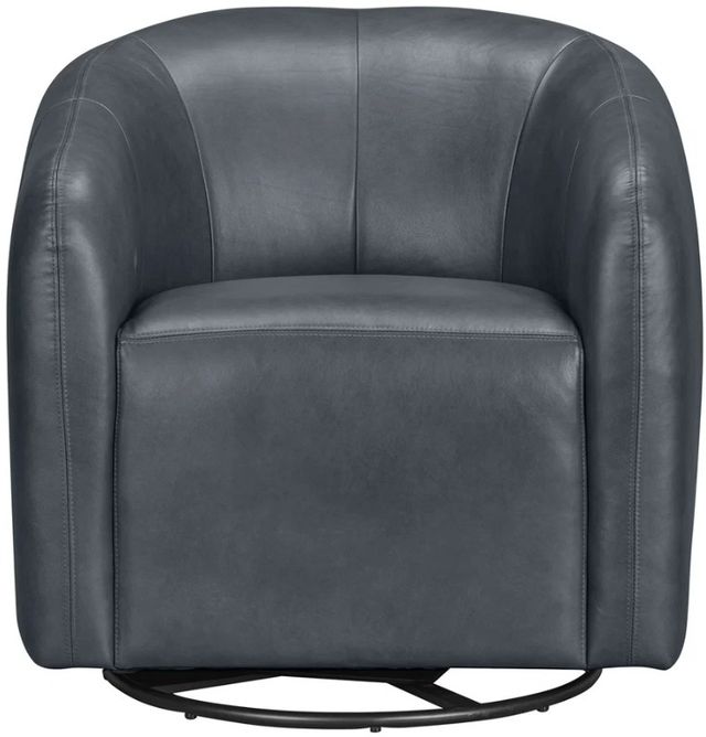 Parker House® Como Renaissance Blue Swivel Glider Accent Chair-2