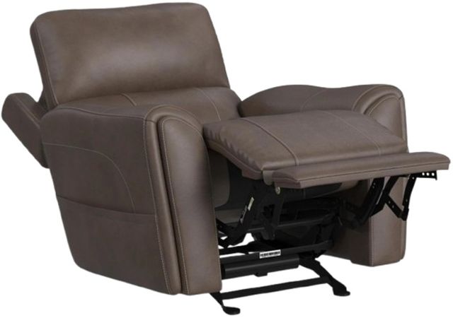 Flexsteel® Carter Cappuccino Power Rocking Recliner with Power Headrest and Lumbar-1