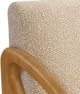 Bassett Mirror Raffi Honey Pine/Spotted Elm Accent Chair-2