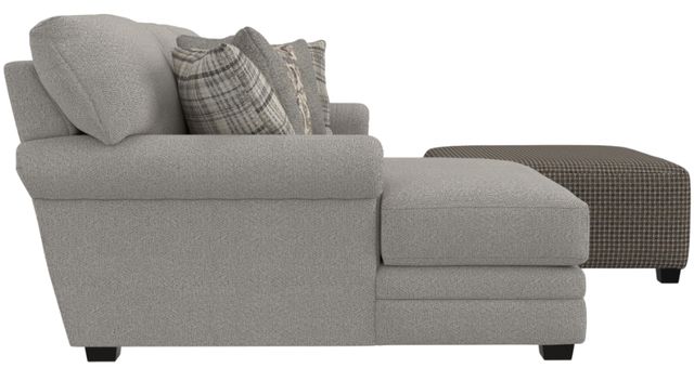 Jackson Furniture Livingston 3-Piece Linen Left Arm Facing Sectional with Ottoman-2