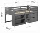 ACME Furniture Fabiana Gray Twin Loft Bed-2
