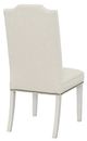 Fairfield® Customizable Entree Dining Empire Tall Tufted Back Dining Chair with Linen Legs-3