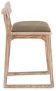 International Furniture Direct Balam Gray/Stained White 24" Barstool-2