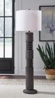 Signature Design by Ashley® Fainwell Distressed Black Floor Lamp-2