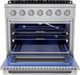 Hauslane HausPro Range 36" Stainless Steel Pro-Style Gas Range with Stainless Steel Knobs-2