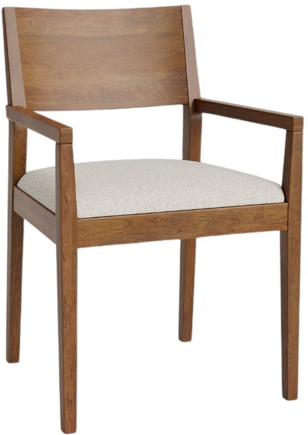 Bassett® Furniture Customizable Myers Upholstered Dining Arm Chair-0