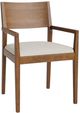 Bassett® Furniture Customizable Myers Upholstered Dining Arm Chair-0
