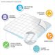 Olliix by Madison Park White Winfield King/California King Comforter-3