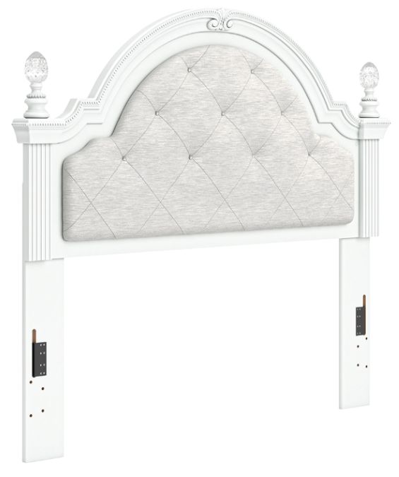 Signature Design by Ashley® Kozlani White Full Upholstered Panel Headboard-1