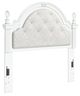 Signature Design by Ashley® Kozlani White Full Upholstered Panel Headboard-1
