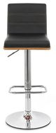 Armen Living Aubrey Black Adjustable Bar Stool-1