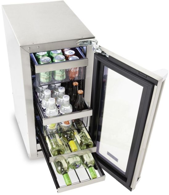 Viking® 15" Stainless Steel Wine Cooler-2