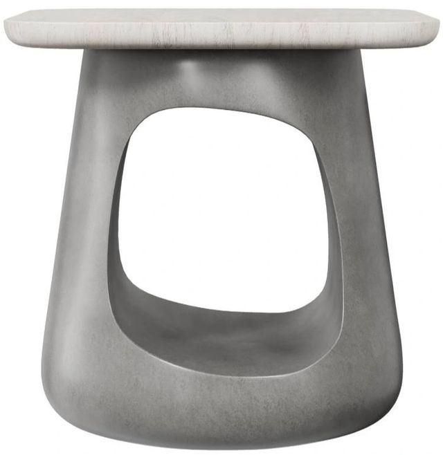 Bernhardt Sereno Lutra Side Table with Sasso Base-2