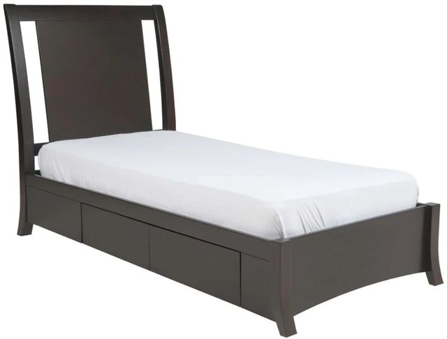 Modus Furniture Nevis Espresso California King Low Profile Storage Bed-0