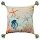 Nourison Home™ Mina Victory Coastal Accessories Multi-Colored 18"x18" Throw Pillow-0