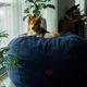 CordaRoy's® Original Navy Chenille King Bean Bag Chair-3