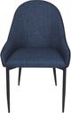 Moe's Home Collection Lapis 2-Piece Dark Blue Dining Chair Set-1