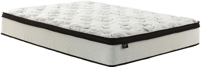 Sierra Sleep® by Ashley® Chime 2-Piece 12'' Hybrid and Adjustable Base Queen Mattress Set-1
