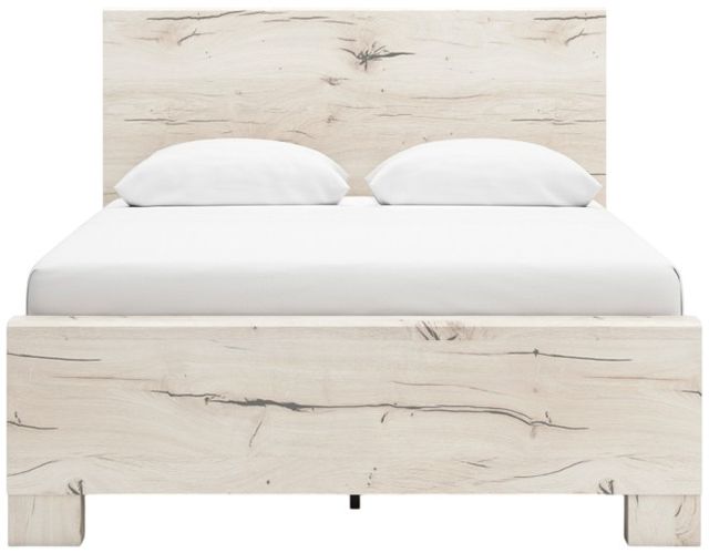 Benchcraft® Lawroy Light Natural Youth Full 2-Drawer Storage Panel Bed-2
