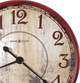 Howard Miller® Back Fourty Antique Red Wall Clock-1