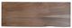 International Furniture Direct Natural Parota Brown Sofa Table with Black Base-3