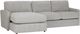 Kevin Charles® Noah 2-Piece Maguire Platinum Left-Arm Facing Sectional and Chaise-0