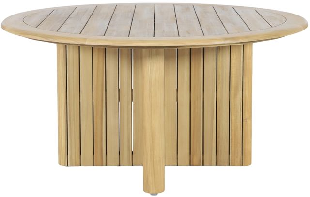 New Classic® Home Furnishings Sedona Natural Wicker Outdoor Patio Dining Table-3