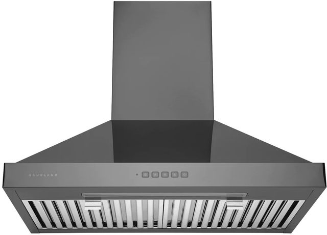Hauslane 30" Fingerprint Resistant Black Stainless Steel Wall Mounted Range Hood -0